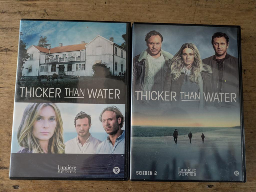 Thicker than water / seizoen 1 + 2 GERESERVEERD, Ophalen of Verzenden