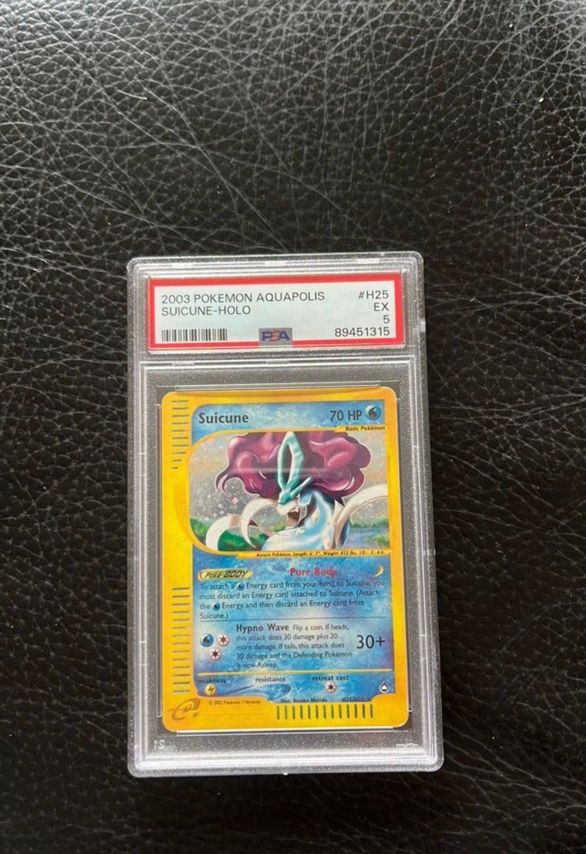 Suicune graded psa 5, Hobby en Vrije tijd, Ophalen, Zo goed als nieuw