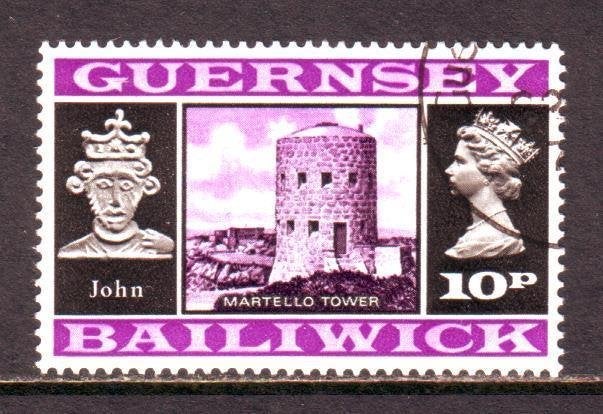 Postzegels UK : Guernsey / Diverse gestempelde zegels, Ophalen of Verzenden, Gestempeld