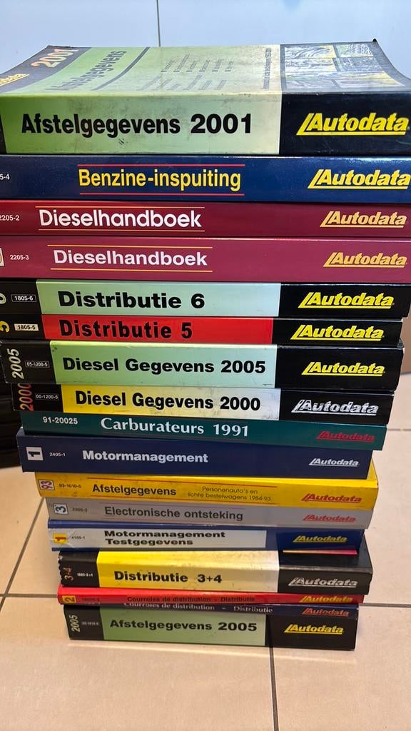 Lot boeken Autodata, Ophalen, Gelezen