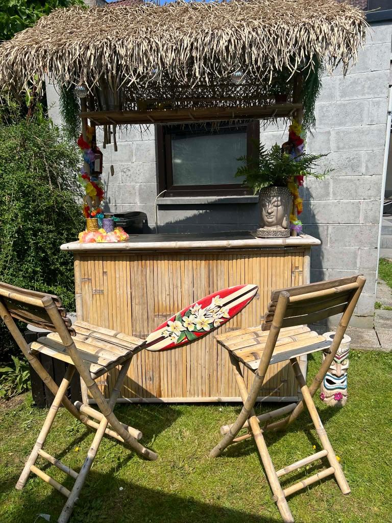 Tiki bar, Maison & Meubles, Dénudé, Utilisé, Enlèvement