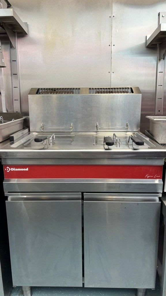 Diamond Professional friteuse, Elektronische apparatuur, Frituurpannen, 4 liter of meer, Ophalen, Gebruikt