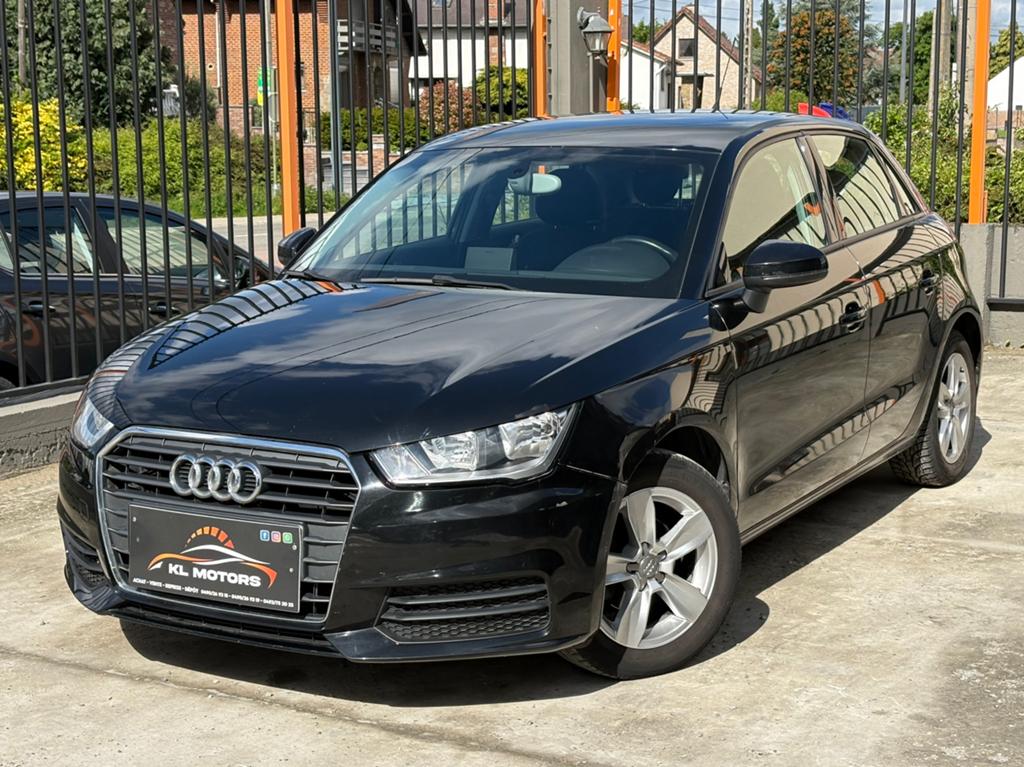 AUDI A1 SPORTBACK ULTRA 1.4CR TDI 90CV 154 000KM 2016 EURO 6, Auto's, Audi, Voorwielaandrijving, Stof, A1, Zwart