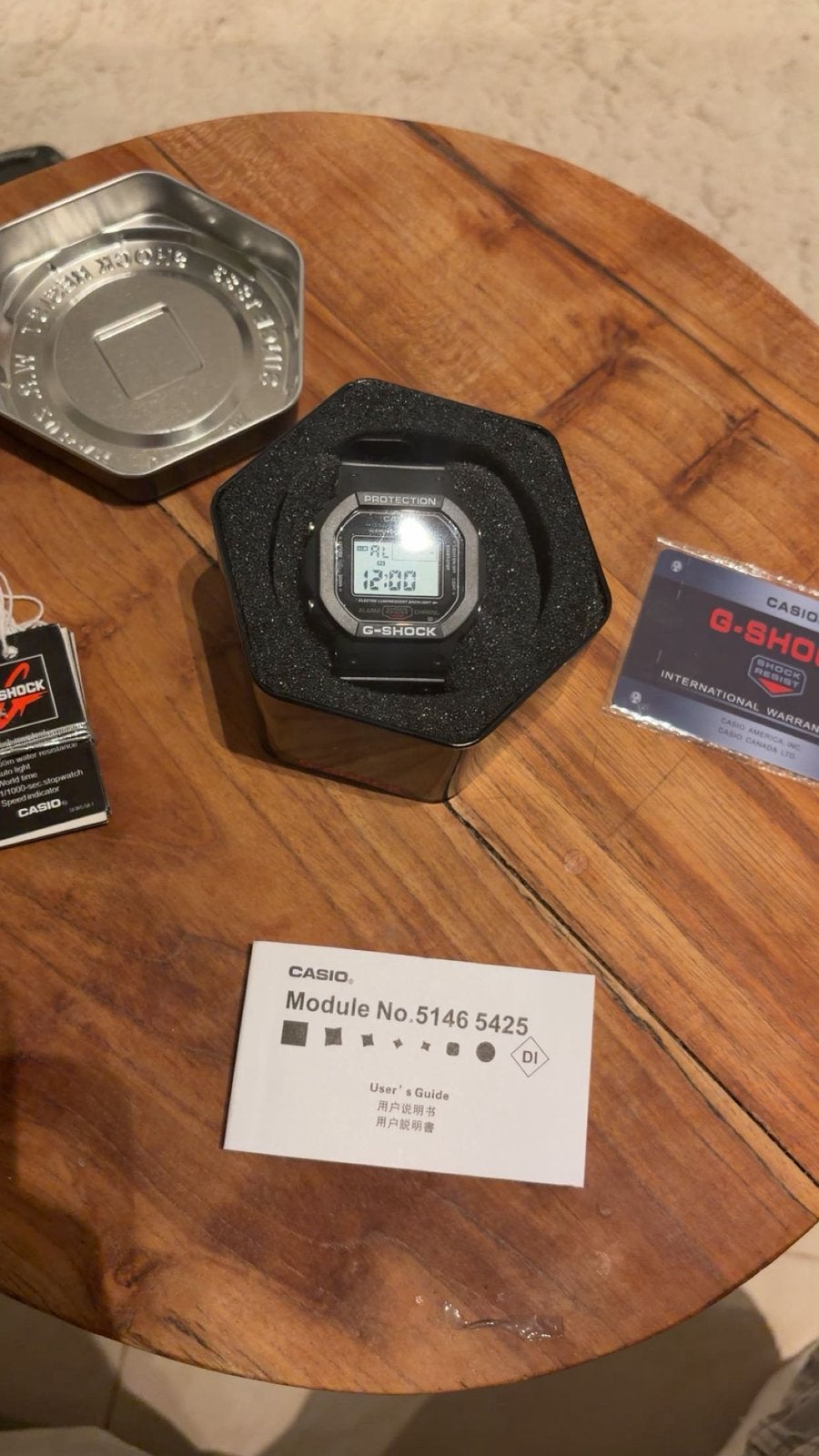 G-shock zwart digitaal, Handtassen en Accessoires, Ophalen of Verzenden, Zo goed als nieuw