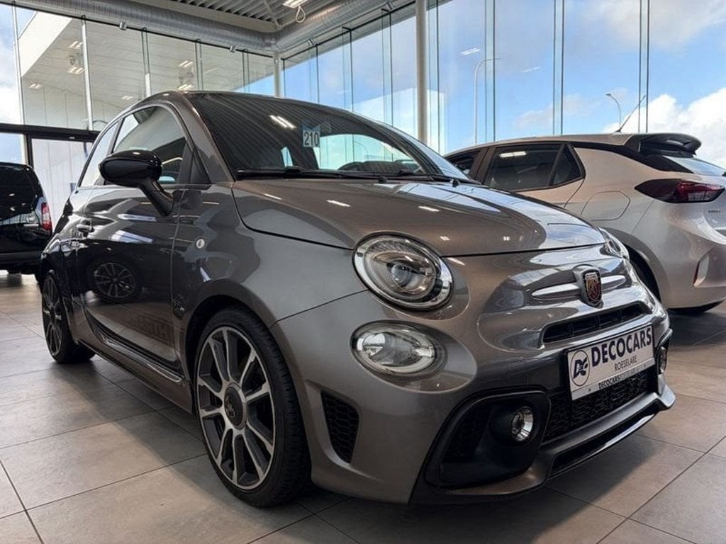Abarth 595 Turismo Automaat / Leder / Navigatie / Sensoren, Autos, 122 kW, Achat, Euro 6, Noir