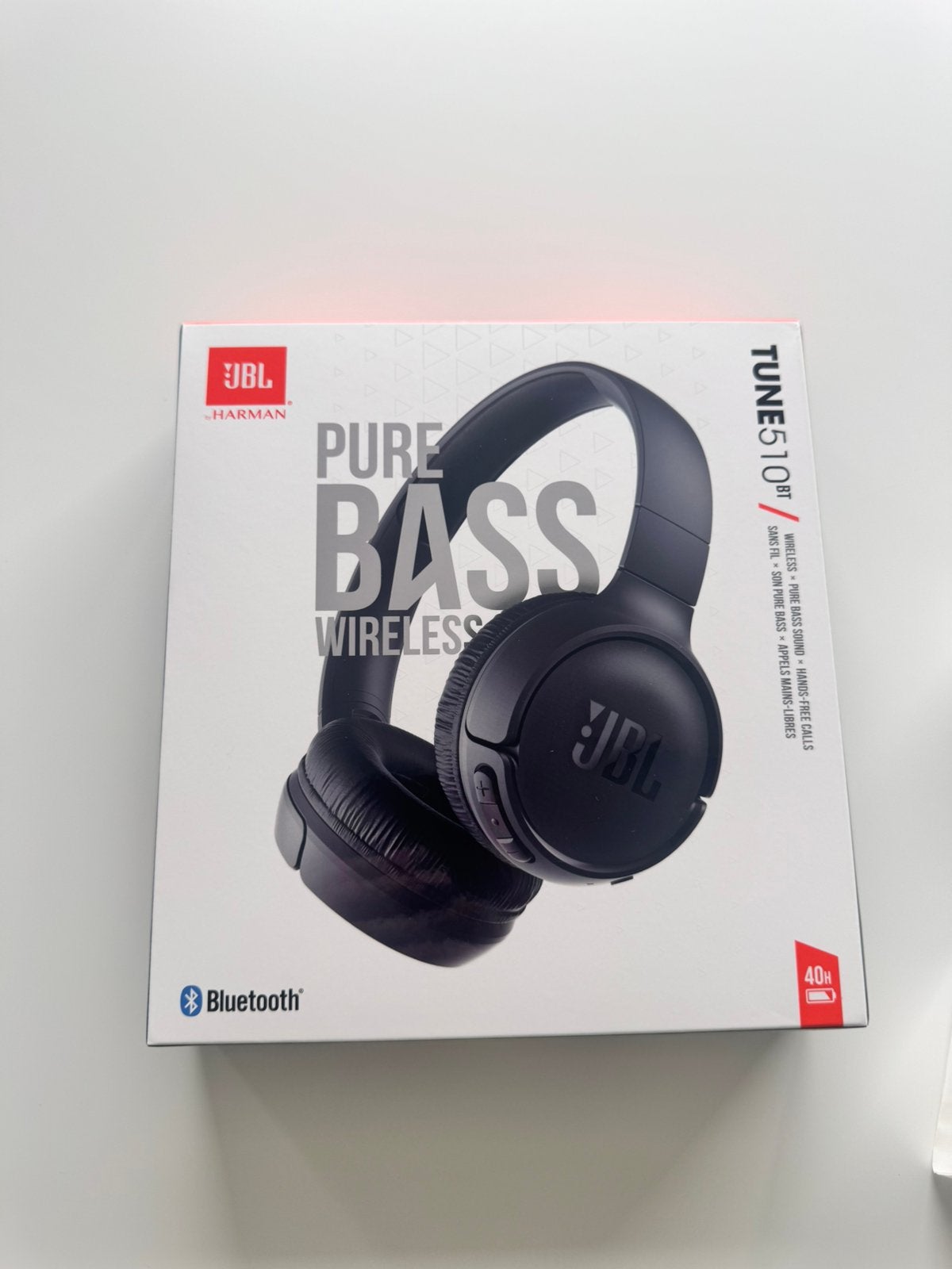 JBL Tune 510BT Draadloze Bluetooth On-ear koptelefoon, Ophalen, Zo goed als nieuw, Bluetooth