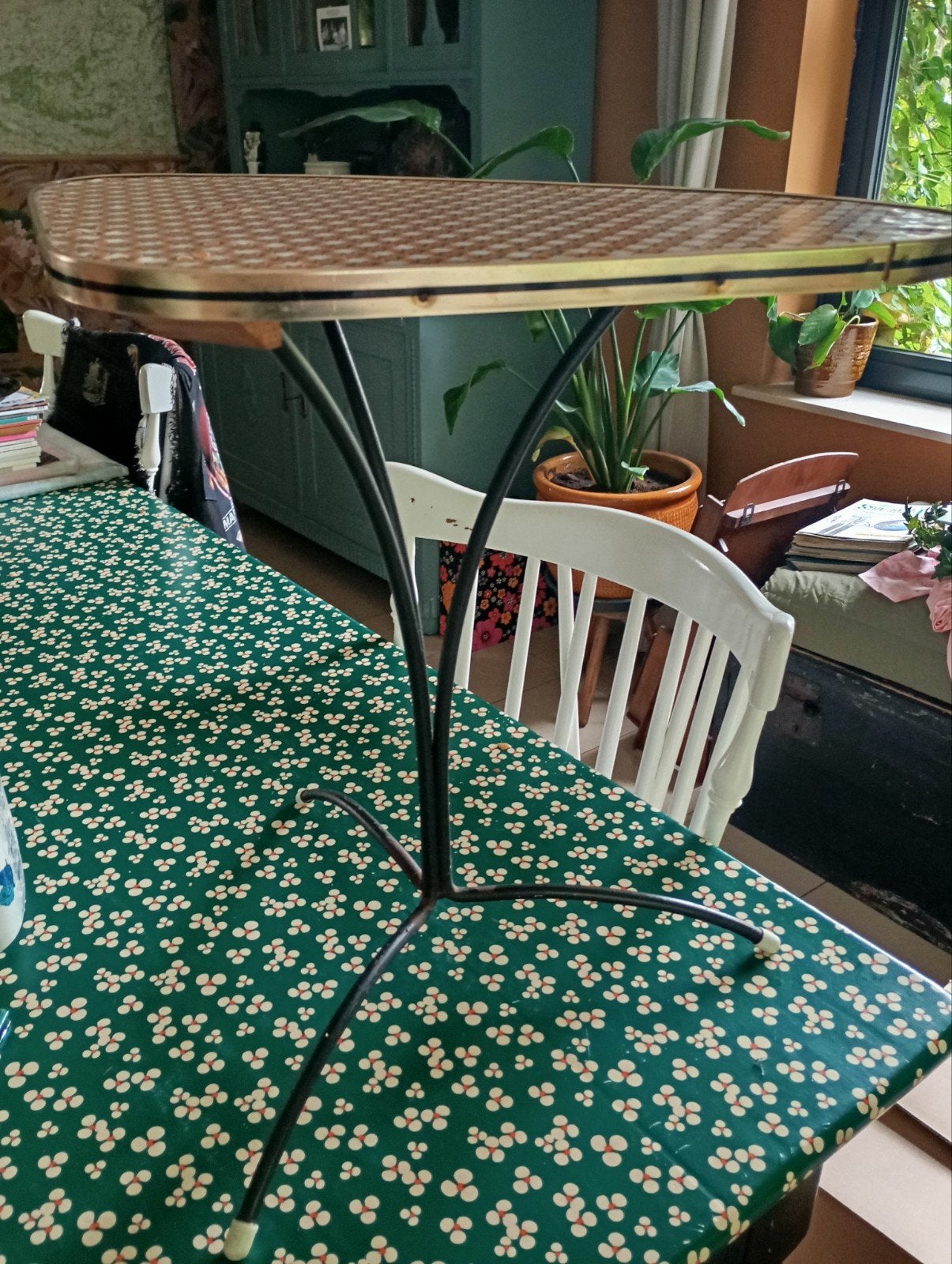 Vintage plantentafeltje, Huis en Inrichting, Tafels | Statafels, Ophalen