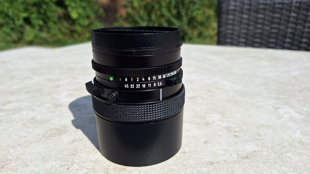 Hasselblad Macro Planar 135 mm f5,6 T* CF + soufflet, Enlèvement ou Envoi, Comme neuf, Autres Marques