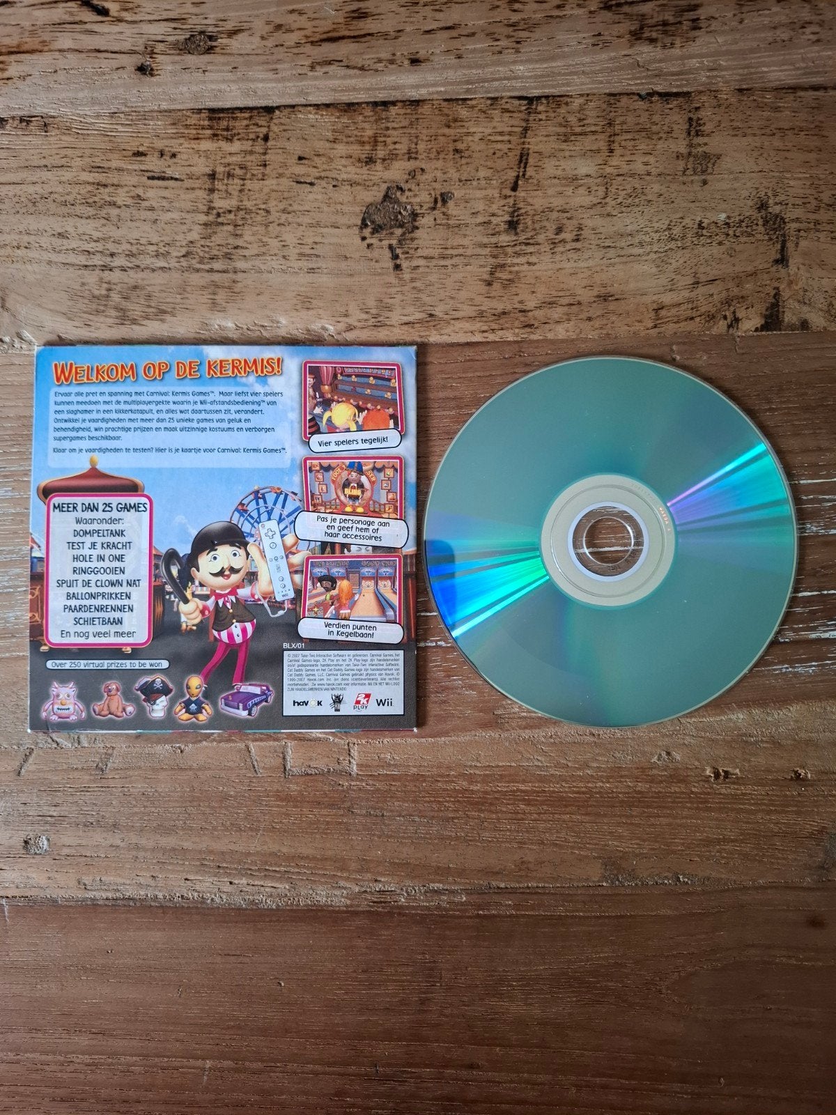 Zeldzame Carnival: Kermis Games - Electronic Press Kit (Wii), Games en Spelcomputers, Ophalen of Verzenden