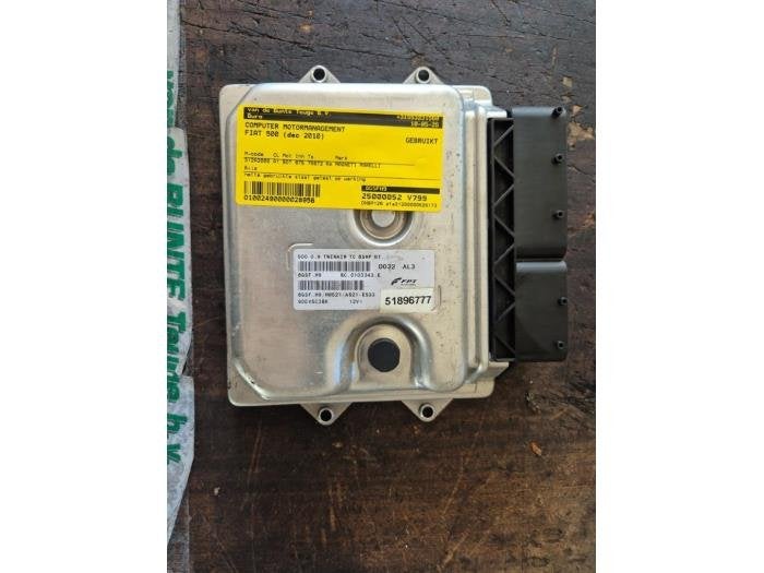 Ordinateur gestion moteur d'un Fiat 500, -, 3 mois de garantie, Utilisé, Fiat