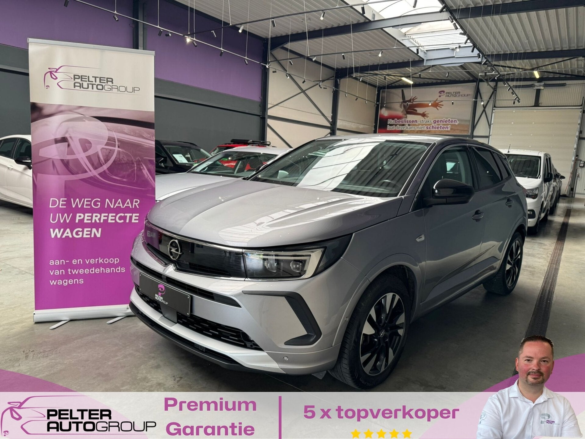 Opel Grandland 1.5 Turbo Business Elegance Facelift GPS Cam, Auto's, Trekhaak, 4 cilinders, 0 kg, https://public.car-pass.be/vhr/3cb840d7-73f9-43b4-a28e-8e0248b9c8ec
