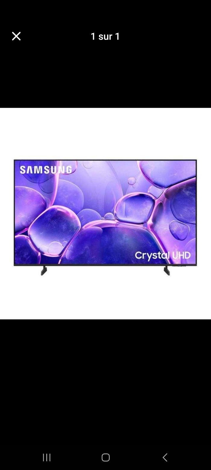 samsung 55 christal, TV, Hi-fi & Vidéo, Enlèvement, Samsung