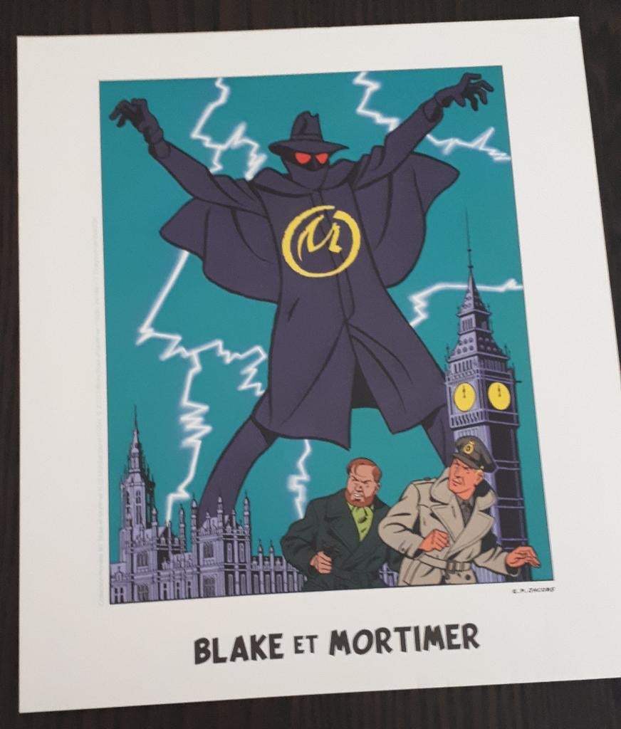 Tiré à part Blake et Mortimer, Enlèvement, Autres personnages, Neuf, Image, Affiche ou Autocollant
