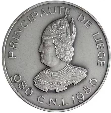 Zeldzaam! Millennium Token Luik / België / Zilver / 33,7 gr, Zilver, Ophalen of Verzenden, Losse munt, Zilver