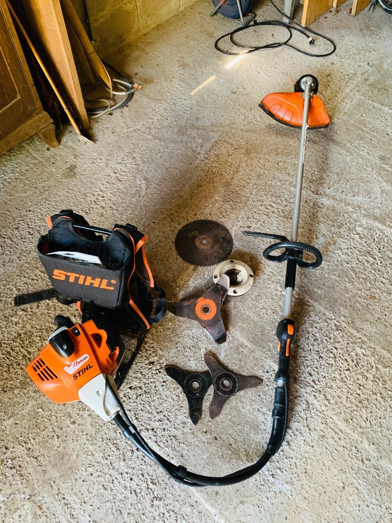 STHIL FR410 C bosmaaier, Tuin en Terras, Bosmaaiers, Gebruikt, Benzine, 30 tot 50 cm, Ophalen