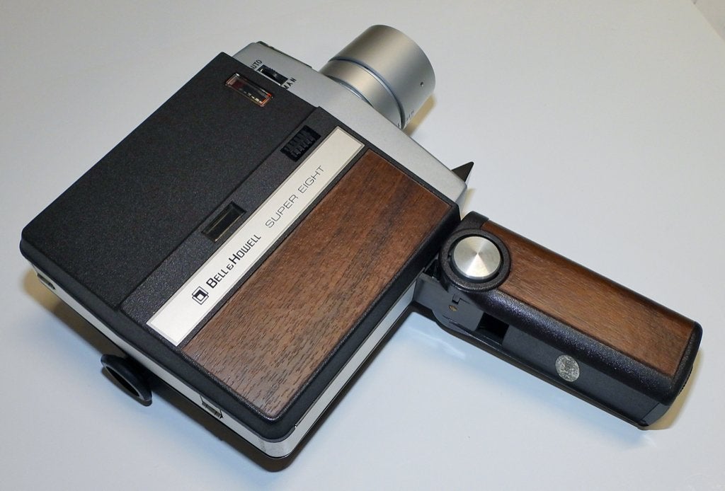 Bell & Howell 308 Super 8 filmcamera etui handleiding mooi, Ophalen of Verzenden, 1960 tot 1980, Filmcamera