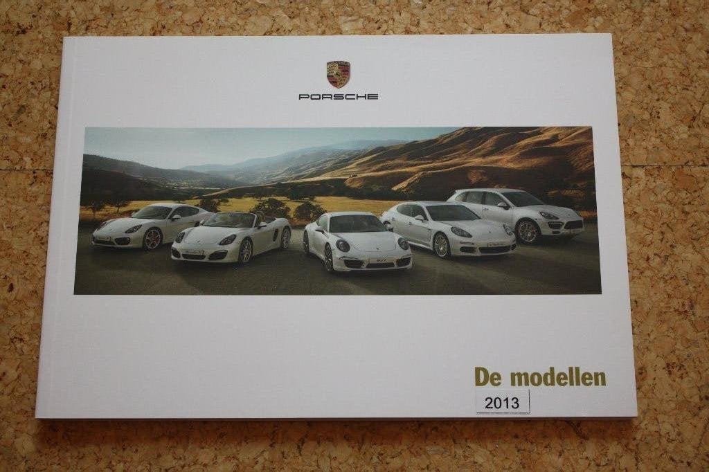 Porsche gamma brochure 2013, Ophalen of Verzenden, Nieuw, Catalogus