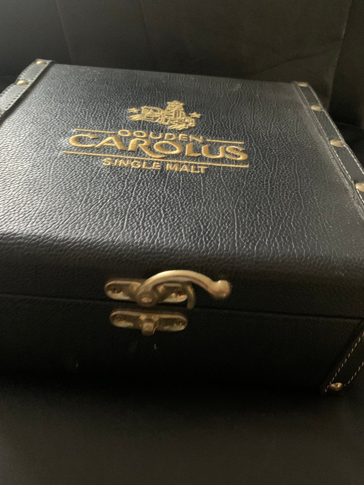 Set de bagages en cuir Carolus doré LM, Collections, Enlèvement ou Envoi, Neuf