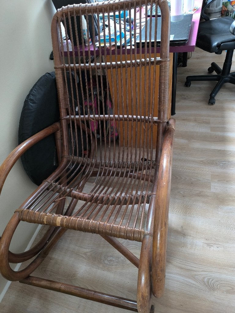 fauteuil, Enlèvement, Utilisé, Bois