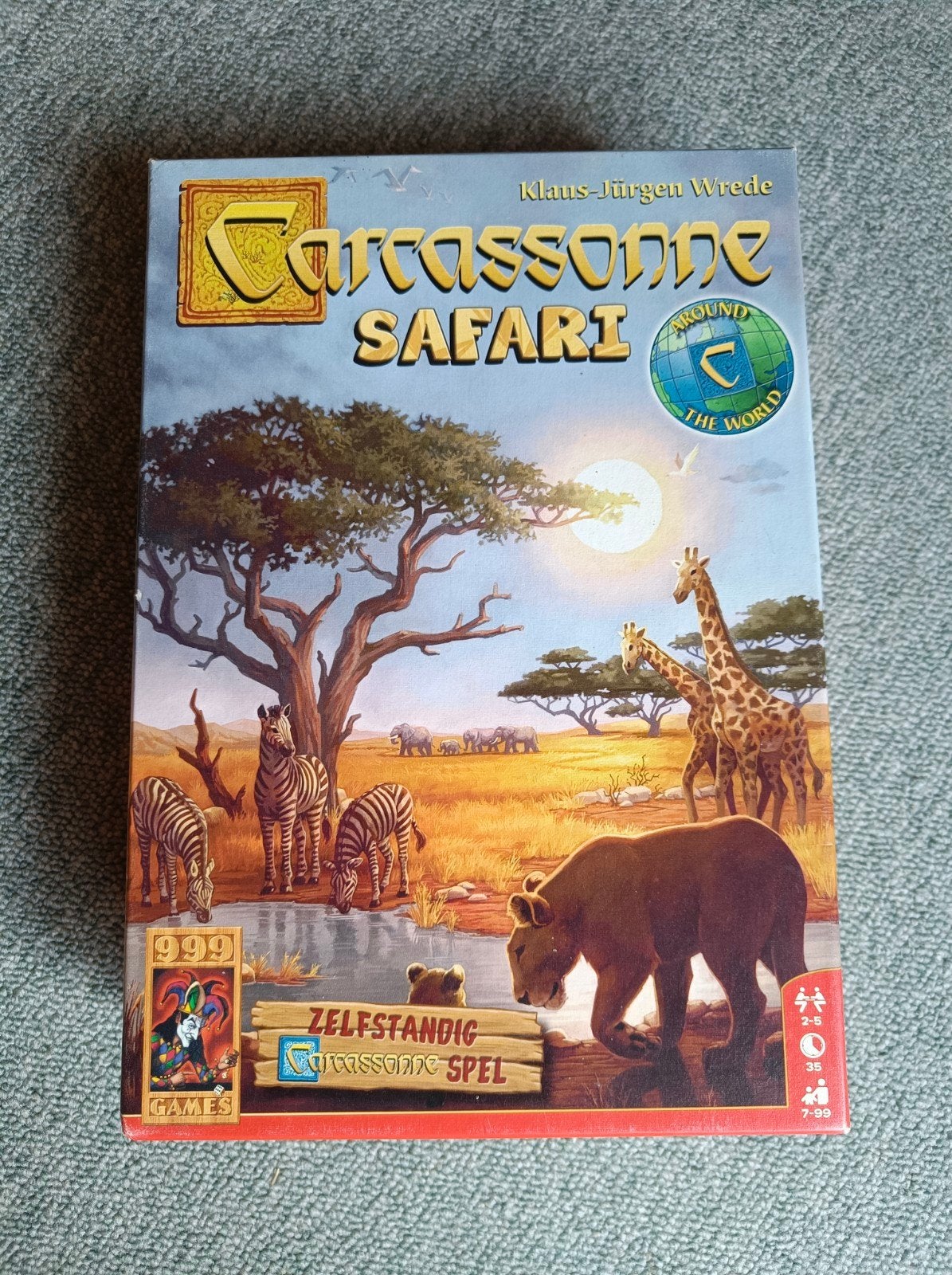 Carcassonne Safari, zelfstandig spel, 999 GAMES, Hobby en Vrije tijd, Ophalen of Verzenden