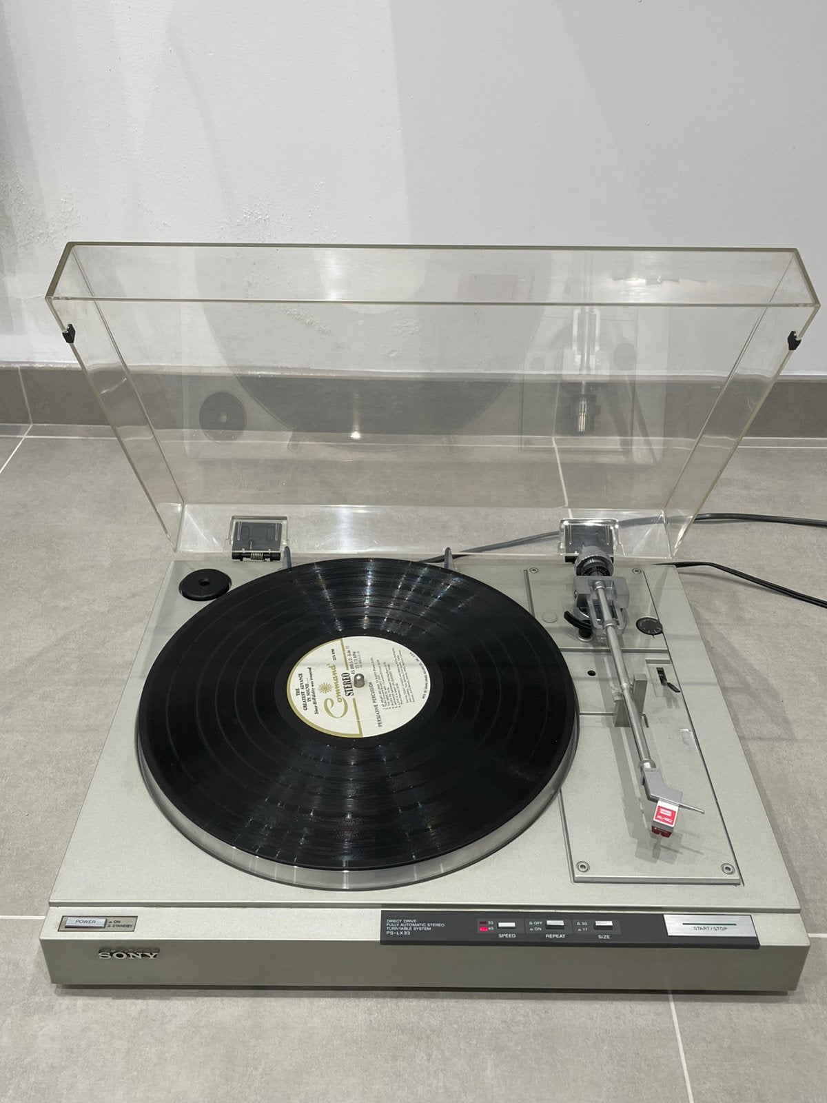 Sony PS-LX33 - Platenspeler, Audio, Tv en Foto, Platenspelers, Ophalen, Zo goed als nieuw, Platenspeler, Sony