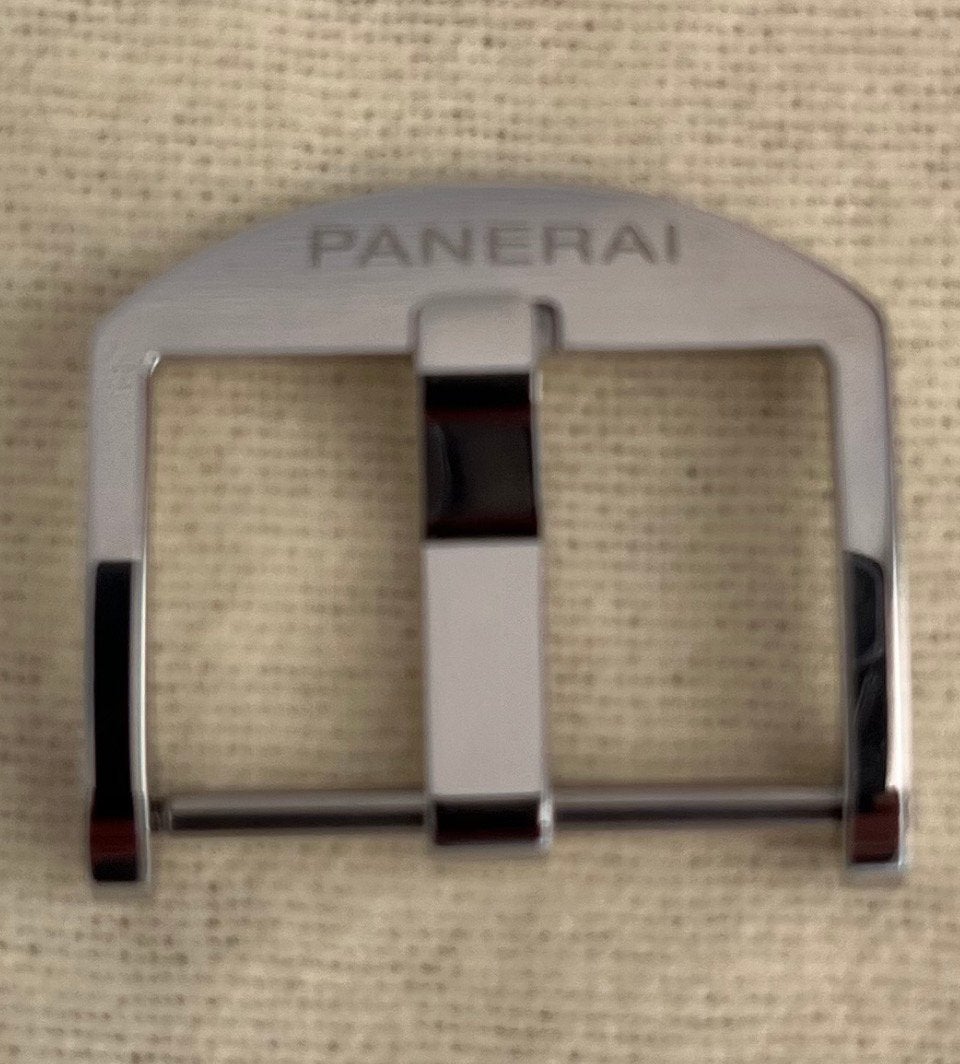 Boucle acier pour montre Panerai, Bijoux, Sacs & Beauté, Montre-bracelet, Autres marques, Enlèvement ou Envoi, Utilisé