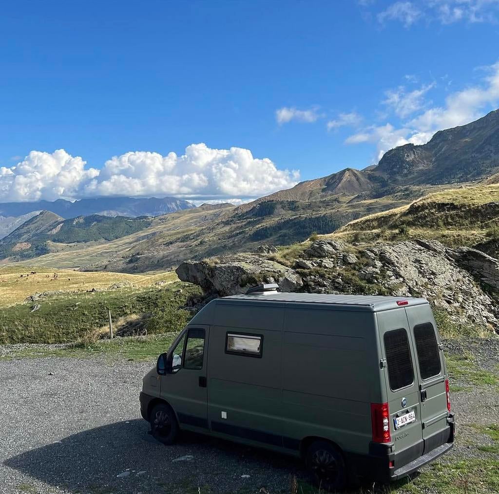 Zelfbouw buscamper Fiat Ducato, Airbags, Boîte manuelle, Jusqu'à 5 mètres, Diesel