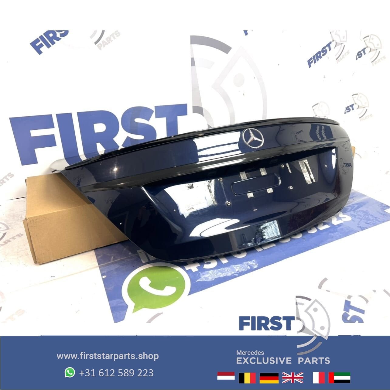 W205 C KLASSE AMG KOFFERBAK ACHTER KLEP origineel Mercedes C, Auto-onderdelen, Gebruikt, Ophalen of Verzenden, Achter, -