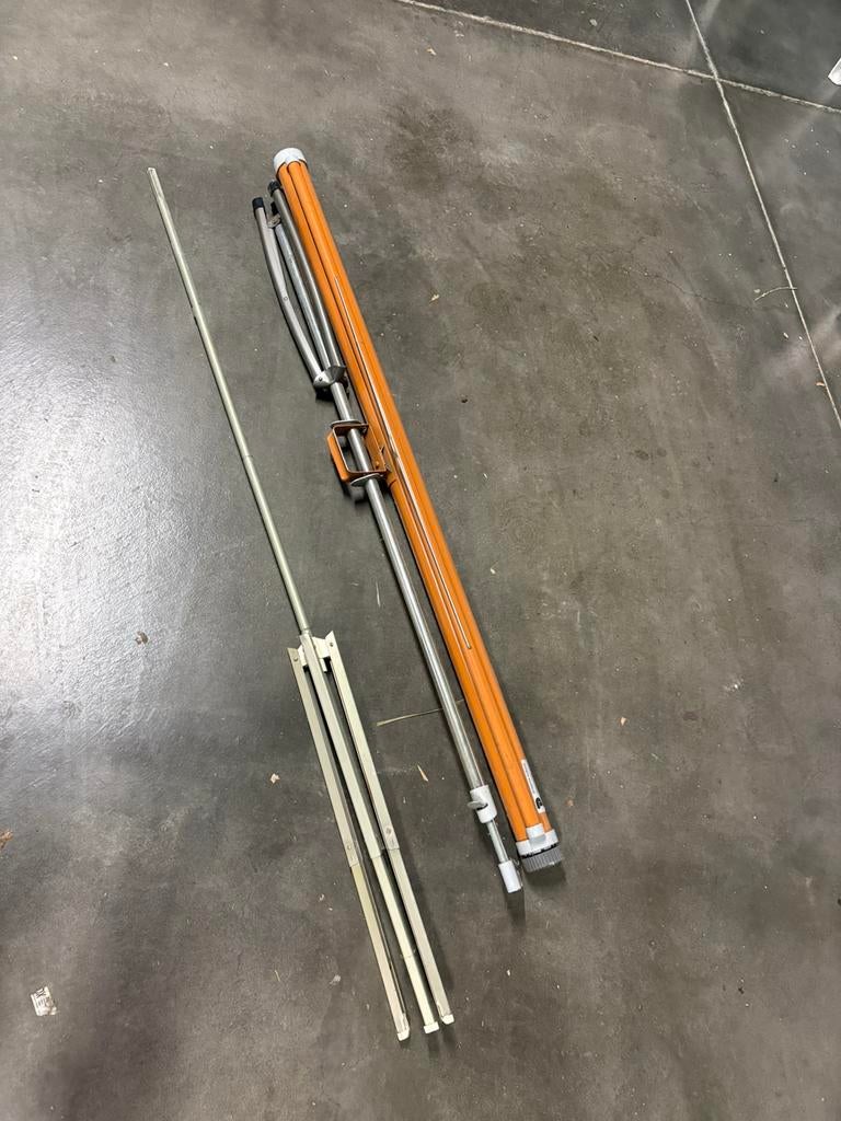 Gordijn voor diaprojector met display / staander, Ophalen, Zo goed als nieuw