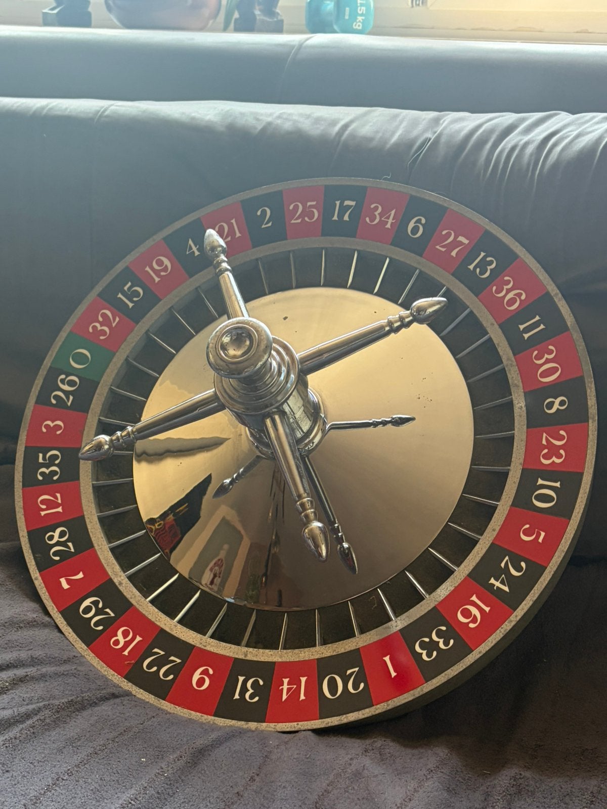 Veritable ancienne  roulette de casino, Collections, Enlèvement, Comme neuf