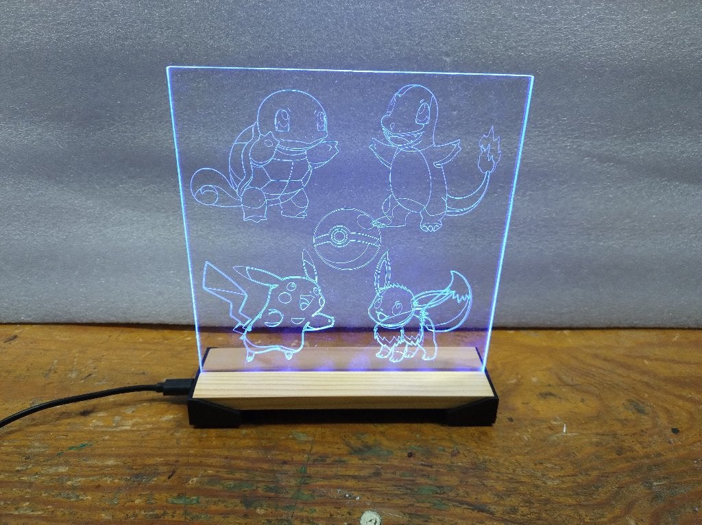 Pokémon LED Display / Sfeerlamp - RGB Instelbaar, Ophalen of Verzenden, Zo goed als nieuw, Overige typen