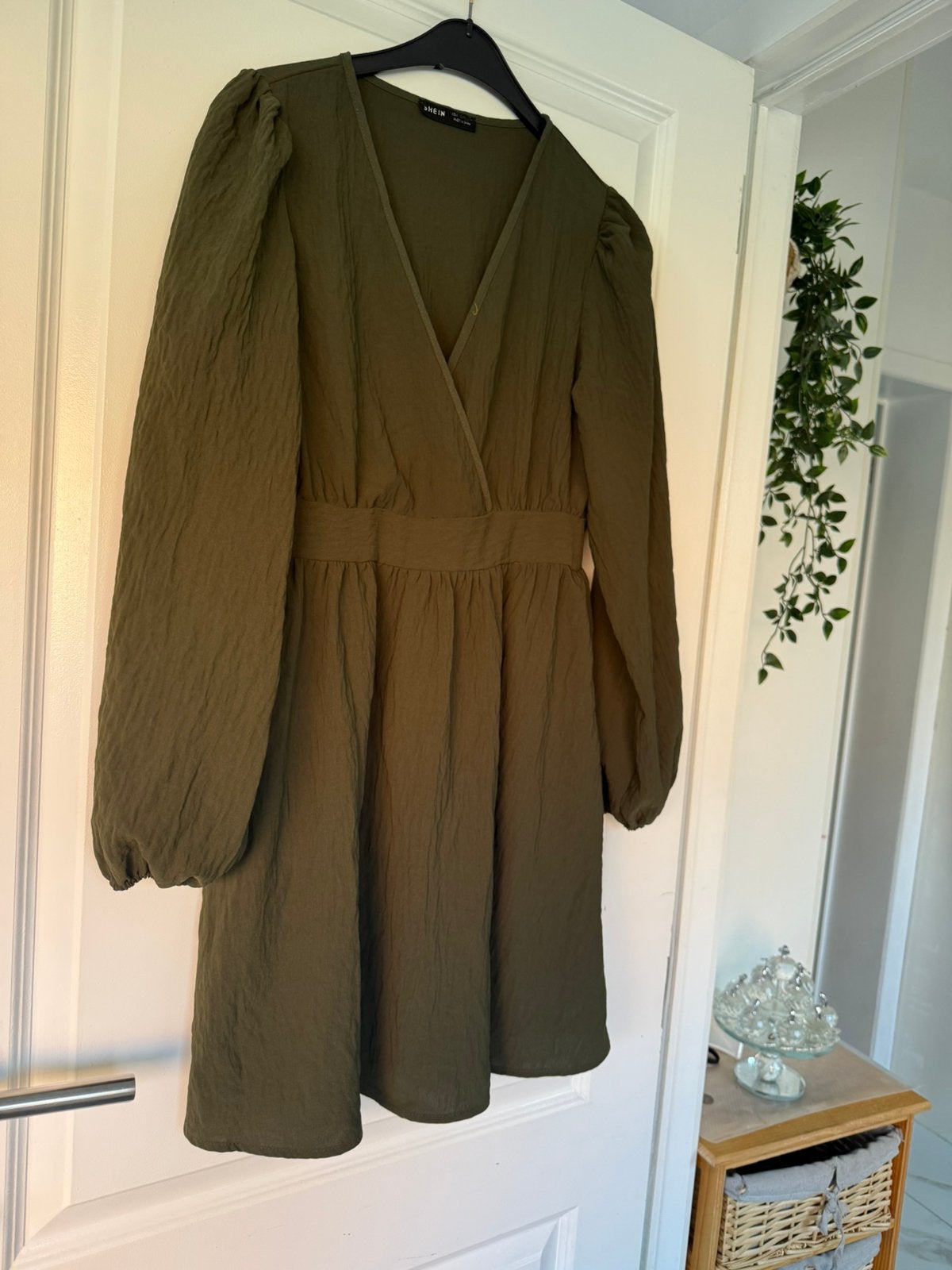 jurk shein, Kleding | Dames, Grote Maten, Ophalen of Verzenden, Zo goed als nieuw, Groen, Jurk