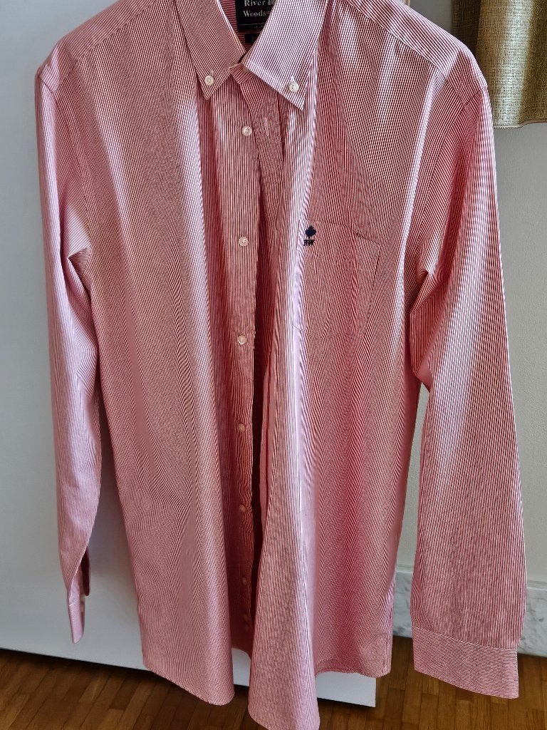herenhemd River Woods Xlarge, Kleding | Heren, Ophalen of Verzenden, Gedragen, Rood, River Woods