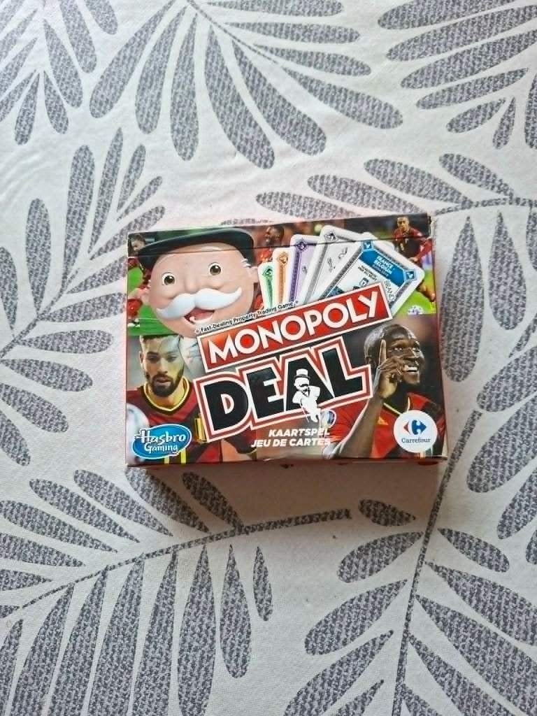 Monopoly Deal Kaartspel / Rode Duivels / 2020, Hobby en Vrije tijd, Gezelschapsspellen | Bordspellen, Zo goed als nieuw, Ophalen of Verzenden