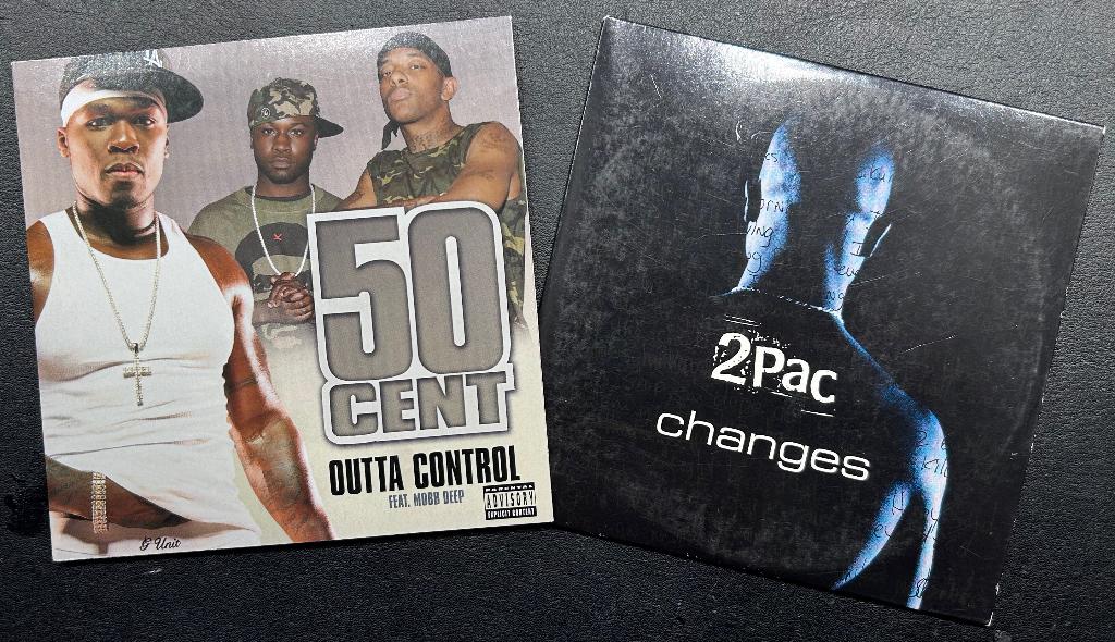 2PAC - Changes / 50 CENT - Outta control ( 2 CDs ), Cd's en Dvd's, Verzenden, 2000 tot heden, Zo goed als nieuw