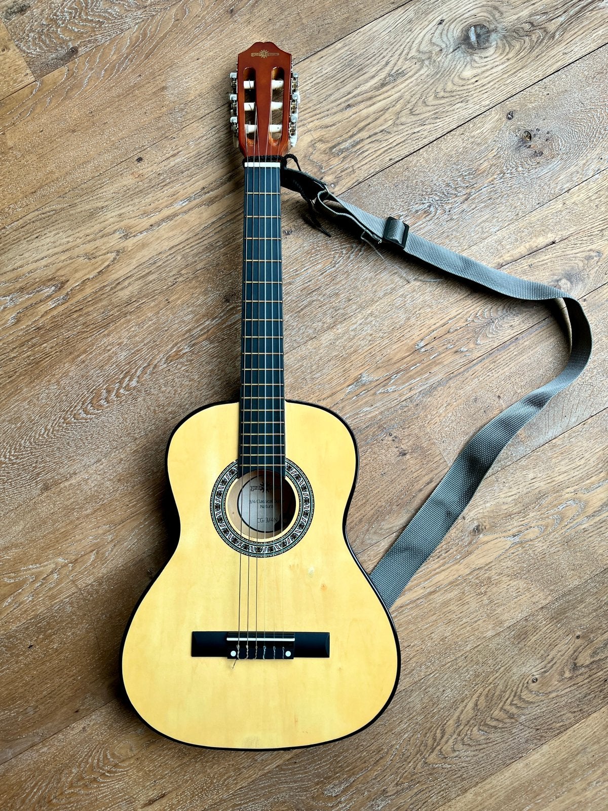 3/4 klassieke gitaar in nieuwstaat, Ophalen, Nieuw, Klassieke of Spaanse gitaar, Met koffer