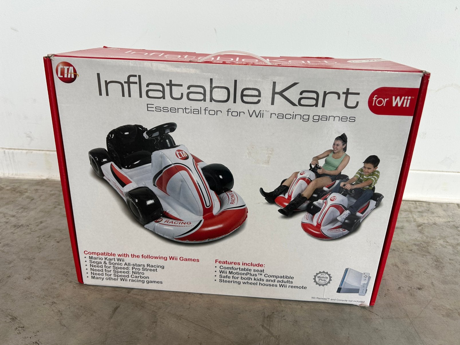Karting gonflable  pour wii et jouer à Mario kart, Games en Spelcomputers, Spelcomputers | Nintendo Wii, Ophalen of Verzenden