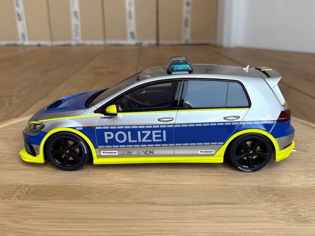 Volkswagen Golf 7.5 R Polizei Oettinger 1:18 OttO Mobile VW, Hobby & Loisirs créatifs, Voitures miniatures | 1:18, Enlèvement ou Envoi