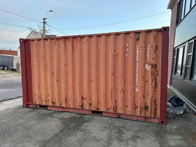 Container ingekort - lengte 5 meter, Ophalen