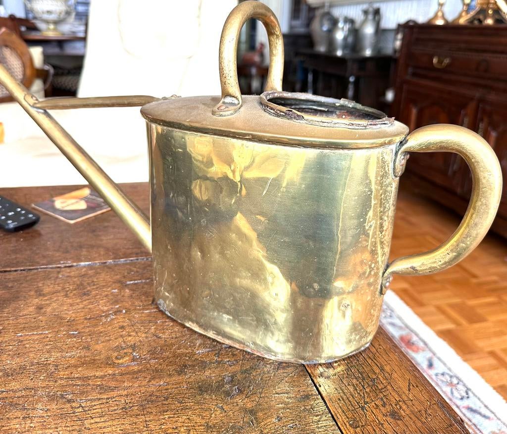 19e eeuwse koperen gieter, Ophalen, Koper