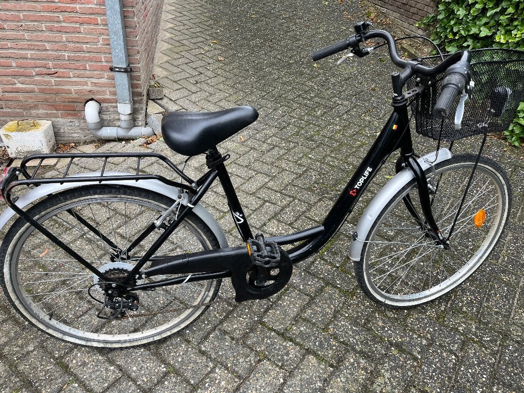 damesfiets 26 inch met korf, Fietsen en Brommers, Ophalen, Gebruikt, Versnellingen