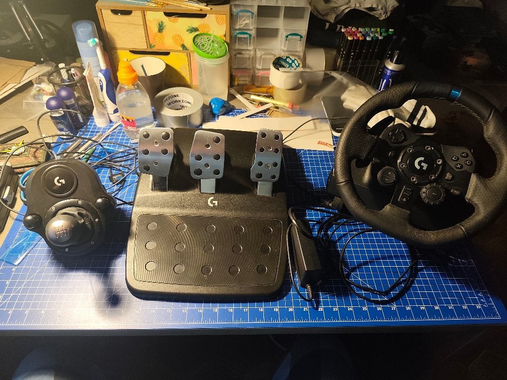 Volant G923 Logitech + Shifter, Games en Spelcomputers, Spelcomputers | Sony Consoles | Accessoires, Ophalen, Gebruikt, Controller