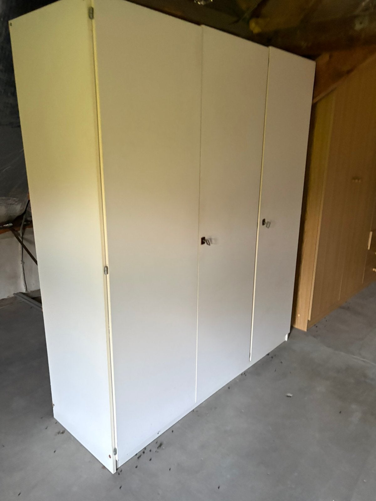 Witte kledingkast, Huis en Inrichting, Ophalen, Gebruikt