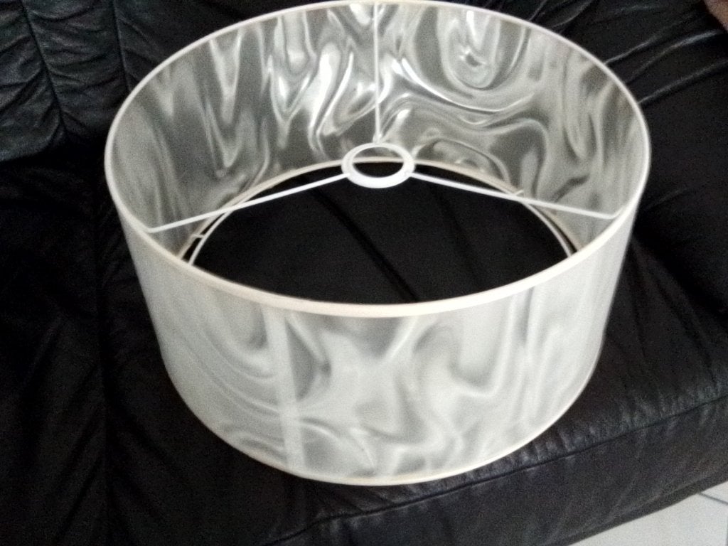 Abat jour, 20 cm, Wit, Rond, Ophalen of Verzenden