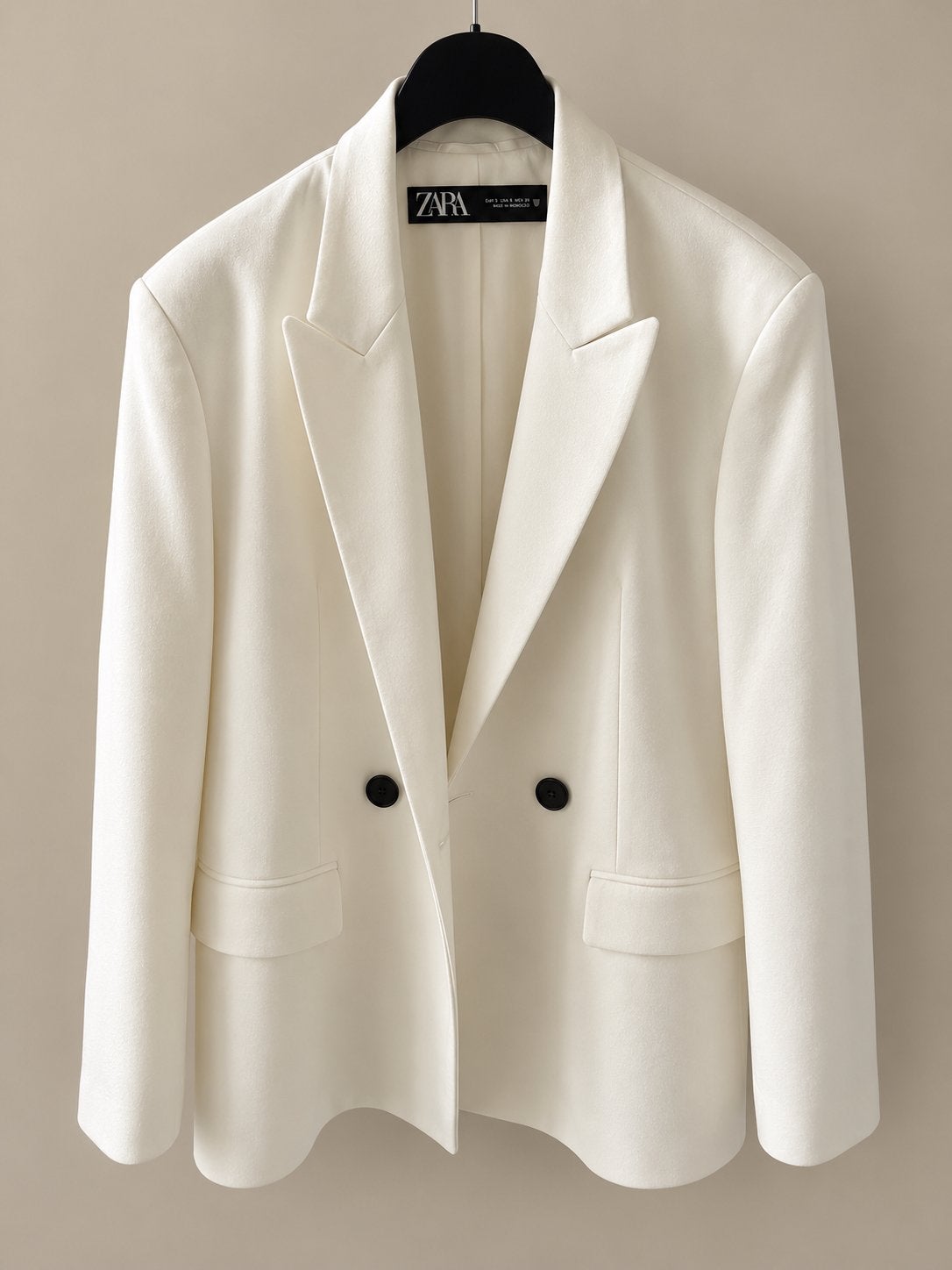 Veste zara, Enlèvement ou Envoi, Comme neuf, Taille 36 (S), Blanc