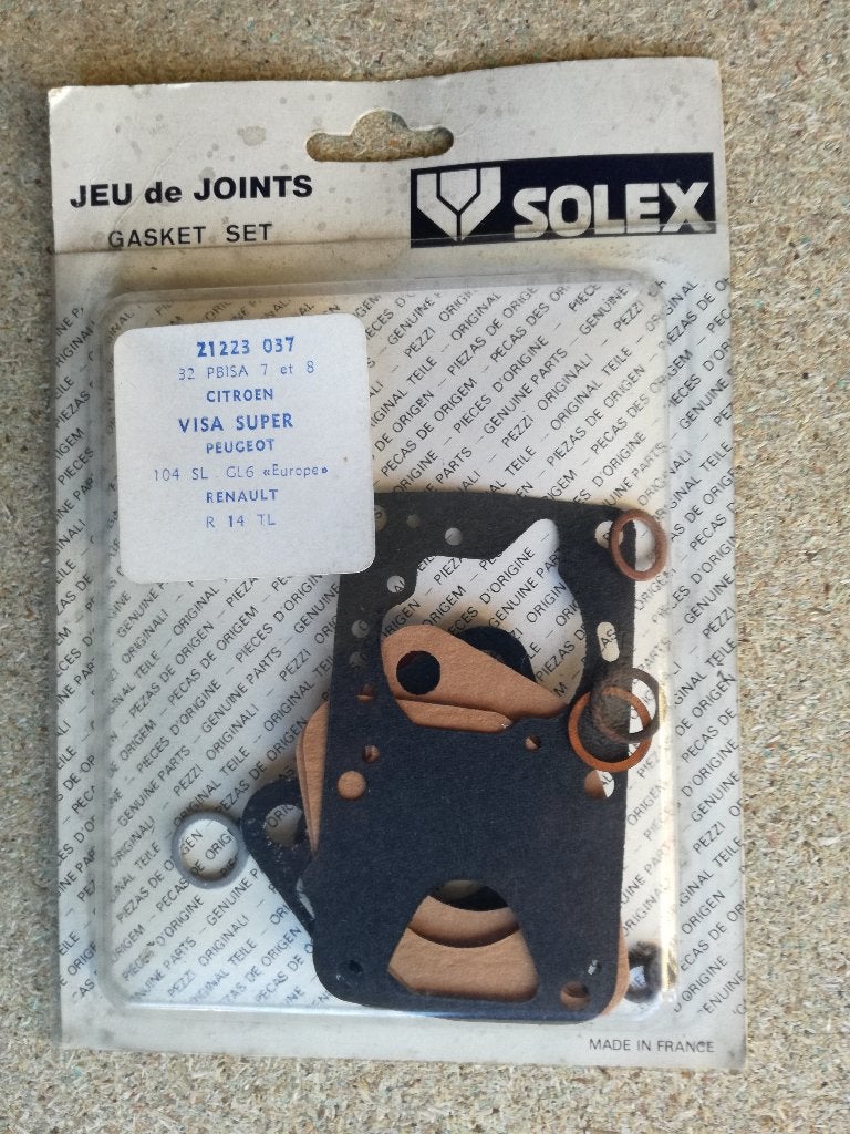 PEUGEOT 104 Z-SL-GL6 - Kit réparation carbu SOLEX - NEUF, Autos : Pièces & Accessoires, Enlèvement ou Envoi, Neuf, Pièces Oldtimer ou Ancêtre