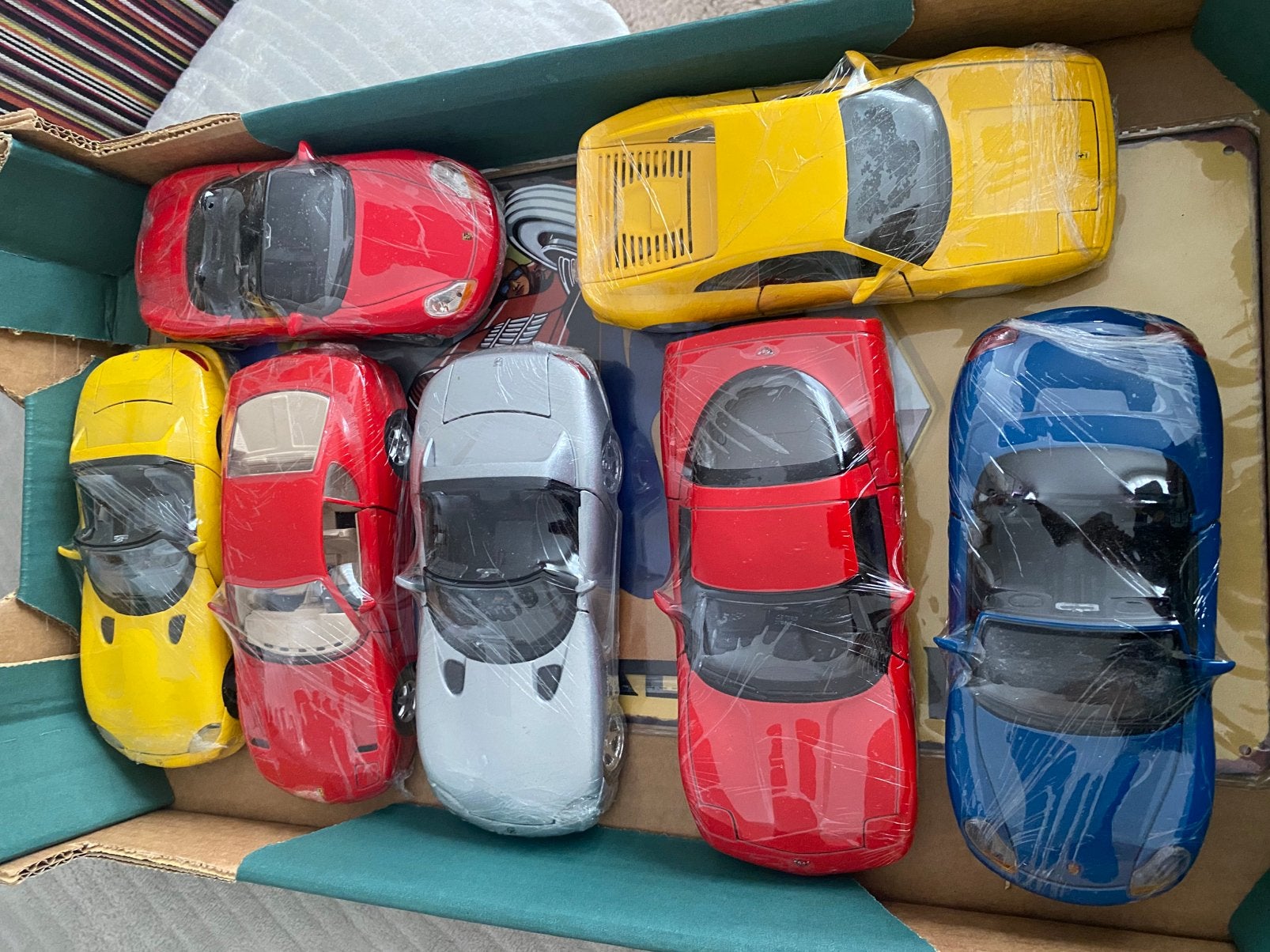 Perceel 7 auto's 1/24 Maisto Burago, Hobby en Vrije tijd, Verzenden, Zo goed als nieuw, Burago