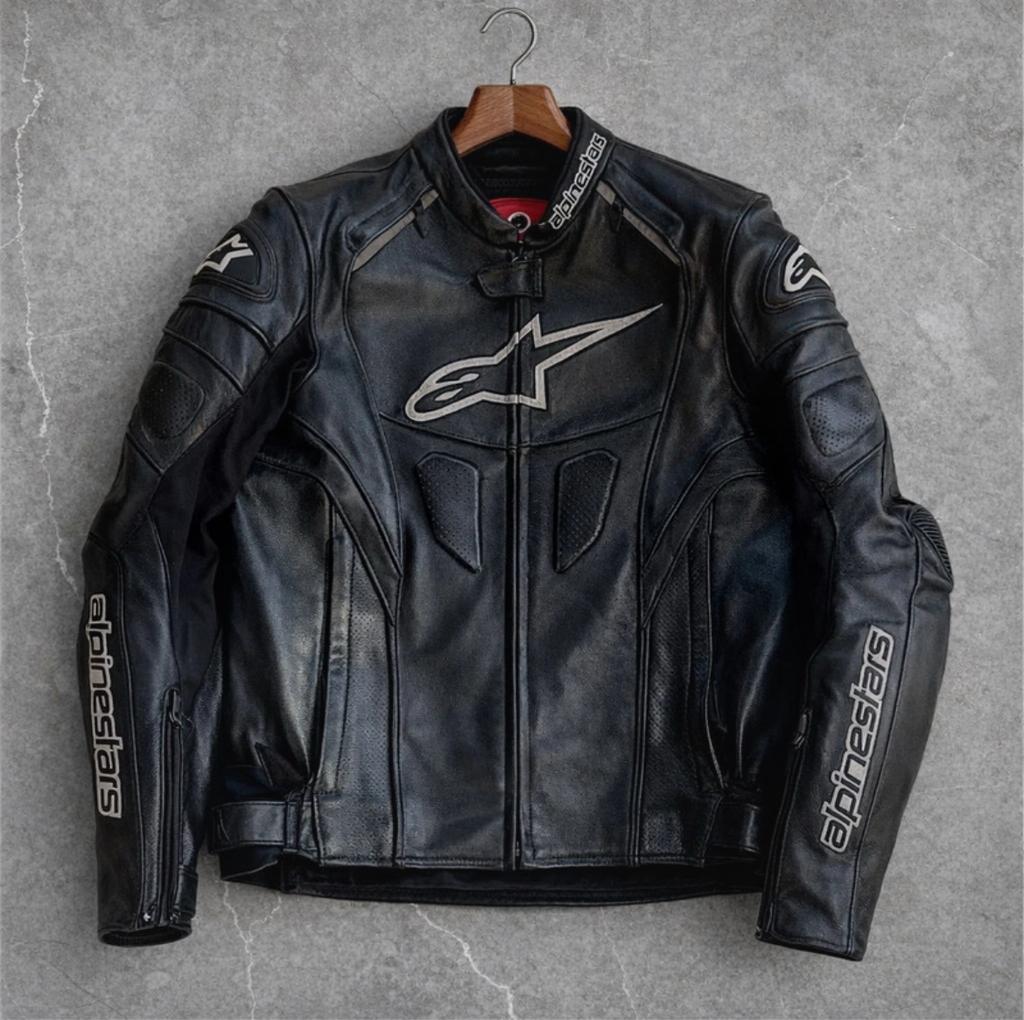 Alpinestars leren jas maat Eur52, Motoren, Kleding | Motorkleding, Broek | leer, Ophalen of Verzenden