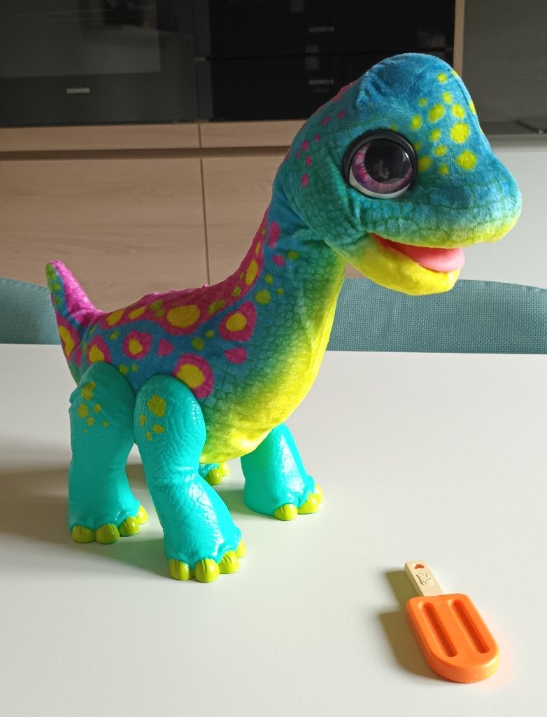 FurReal snackende Sam de Bronto - Hasbro, Enfants & Bébés, Enfants & Bébés Autre, Enlèvement, Comme neuf