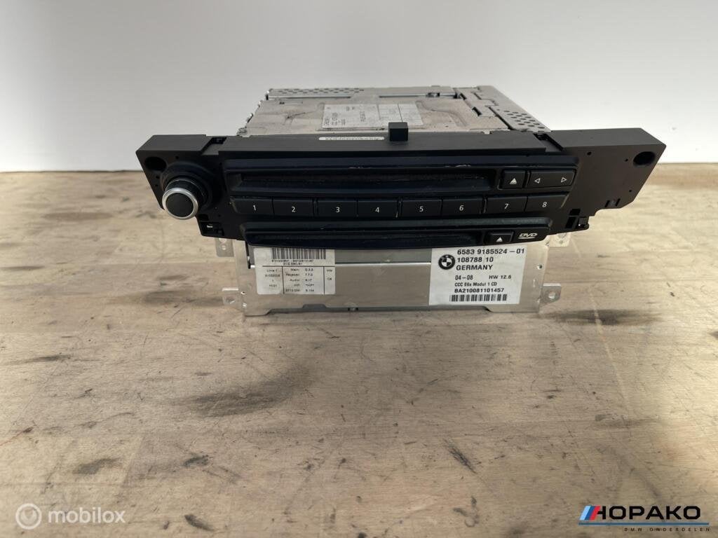 Radio BMW 5 / 6 serie E60 E61 E63 E64 | 65839185524, Gebruikt, Einsteinlaan 5 rijswijk, Bmw, Ophalen of Verzenden